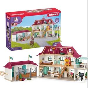 Schleich Horse Club Lakeside Country House and Stable Horse Playset NEW Open Box